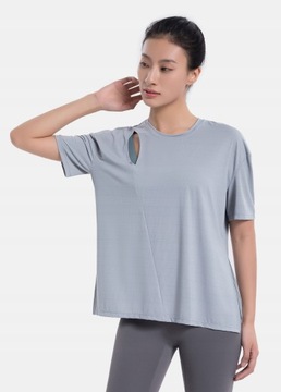 Спортивная футболка, костюм для йоги, короткие рукава.