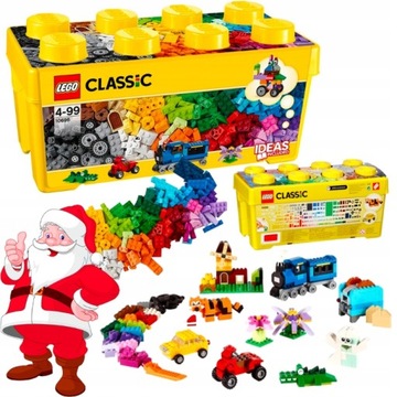 KLOCKI LEGO CLASSIC KREATYWNE PREZENT DUŻY ZESTAW LEGO 484 EL. TECHNIC XXL