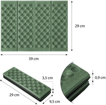 ПОДДЕРЖИВАЮЩИЙ СКЛАДНОЙ КОВРИК ДЛЯ СИДЕНИЯ, ЛЕГКИЙ, МАЛЕНЬКИЙ 29 x 39 x 0,9 см