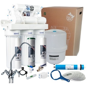 Обратная система осмоса RO6 с минерализатором и годовой подачей патронов
