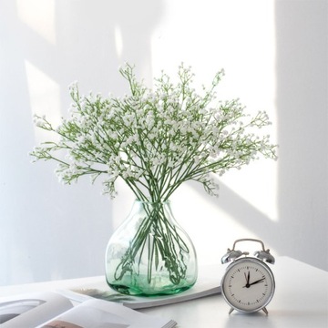 Гипсофила Метелка Искусственный цветок XXL Белая декоративная ветка