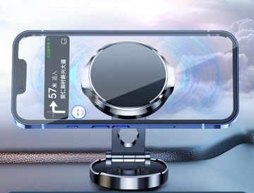 Поворотный магнитный автомобильный держатель для телефона