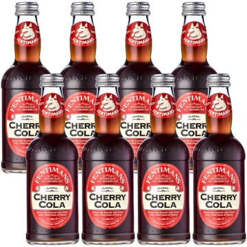 FENTIMANS Cherrytree COLA ANGIELSKA COLA WIŚNIOWA NAPÓJ GAZOWANY 8x 0,275l