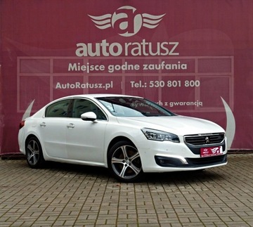 Peugeot 508 I Sedan Facelifting 2.0 BlueHDi 180KM 2015 Peugeot 508 Wersja Allure / Automat / Światła