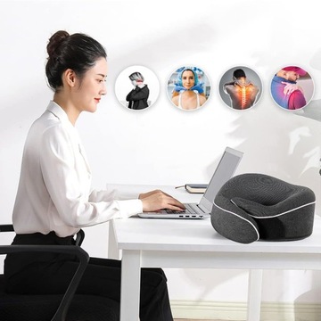 PODUSZEK PODRÓŻNYCH NA SZYJĘ ERGONOMICZNA PODUSZKA SAMOLOTOWA NA KEMPING