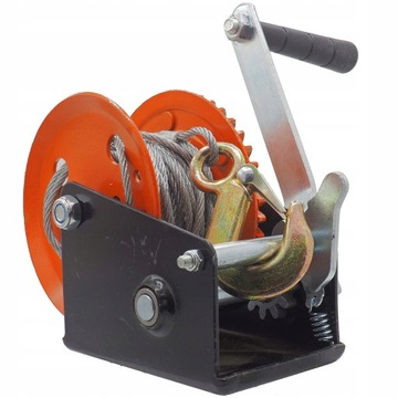 РУЧНАЯ ТРОСОВАЯ ЛЕБЕДКА 545 кг 1200 ФУНТОВ ЛЕБЕДКА РУЧНАЯ РУЧНАЯ ЛЕБЕДКА