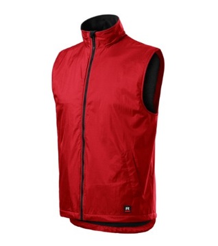 Kamizelka męska polarowa BODYWARMER DOPASOWANA Rip Stop czerwona M