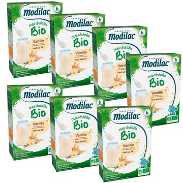 MODILAC Moja kaszka BIO Waniliowa 6m 7x250g