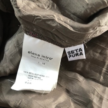 ЕЛЕНА МИРО Юбка + Блузка Шелковый комплект S/M