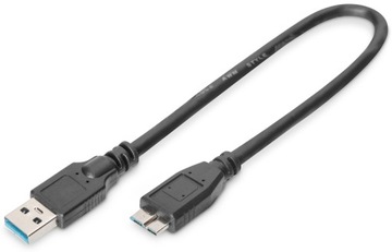 Кабель USB3.0 microUSB B длиной 0,5 м для внешнего накопителя