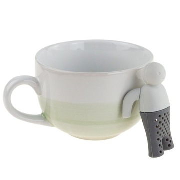 ZAPARZACZ DO HERBATY ZIÓŁ LUDZIK SILIKONOWY SITKO