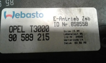 OPEL ASTRA G 1998 MOTOREK STŘEŠNÍHO OKNA