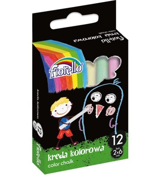 KREDA FIORELLO KOLOROWA 12 SZTUK