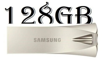 Флэш-накопитель Samsung BAR Plus USB 3.1 128 ГБ серебристый