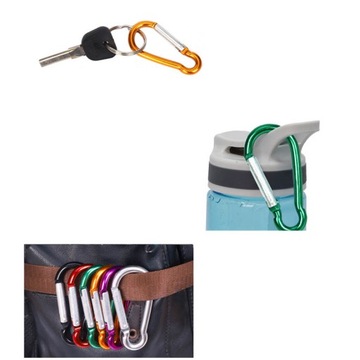 KARABIŃCZYK KARABINEK ZAPIĘCIE DO KLUCZY 10x