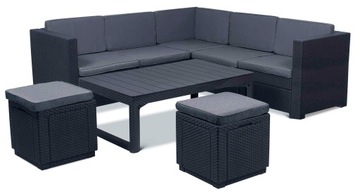 Allibert Narożnik Provence CLUB Lyon modułowy 6w1