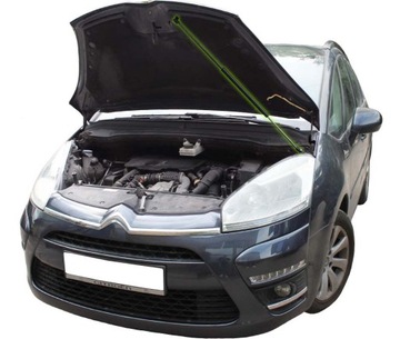 SIŁOWNIK SPRĘŻYNA MASKI POKRYWY SILNIKA ZESTAW CITROEN C4 PICASSO I