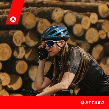 Koszulka rowerowa damska ATTABO Tevi WMNS czarny/różowy M LEKKA ODDYCHAJĄCA