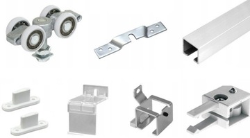 SYSTEM PRZESUWNY DO DRZWI PODWÓJNYCH DWUSKRZYDŁOWYCH 3,0 m, 300 cm