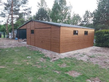 Металлический гараж, зал 9x6 Blaszak