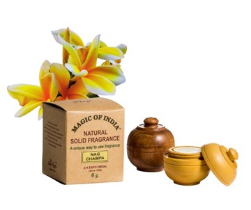 Indyjskie naturalne perfumy w kremieNAG CHAMPA + Próbka GRATIS!