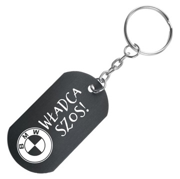 Brelok do kluczy Grawer LOGO / Gadżet firmowy Upominek na Mikołajki Święta