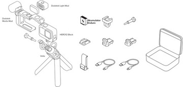 Спортивная камера GoPro HERO12 Black Creator Edition