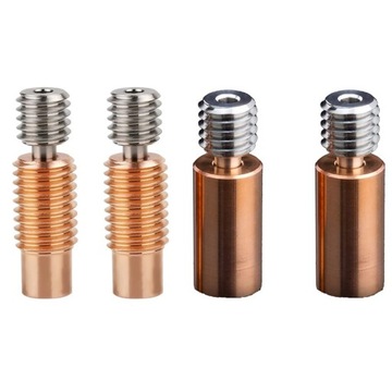 2 sztuk V6 stopu tytanu bi-metal Heatbreak dla E3D