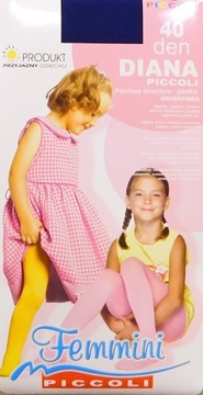 Piccoli DIANA 40den mikrof granat 2(98-110)