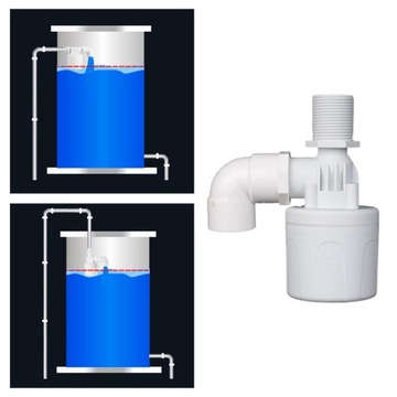 Pływający zawór kulowy Praktyczny automatyczny zawór pływakowy do wnętrza 3/4