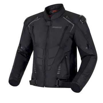 Kurtka motocyklowa OZONE PULSE 3-WARSTWY,OCIEPLINA MEMBRANA,SLIDER BLACK M