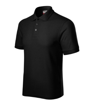 KOSZULKA PIQUE POLO do pracy MĘSKA MALFINI RESERVE CZARNA roz. 2XL
