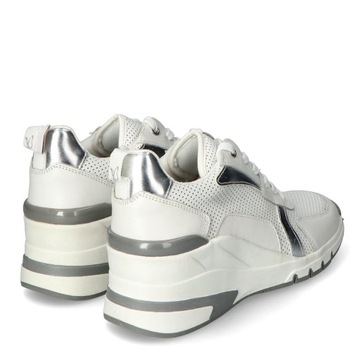 Sneakersy Caprice 9-23722-28/191 Białe/Srebrne 41