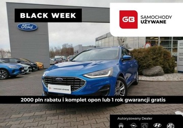 Ford Focus IV 2024 Ford Focus EcoBoost mHev 125KM TitaniumX SalonPL SerwisASO FV23 P.Zima Gwa