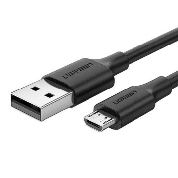 UGREEN Быстрый кабель USB-A для зарядки Micro USB QC 3.0 Кабель 1,5 м Черный