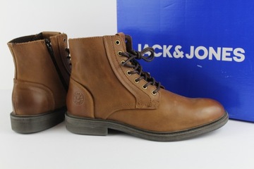 Jack&Jones JFWKARL Leather Boot roz.44 (CK1581)