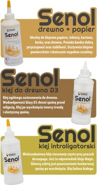 Klej Senus SENUS SENOL KLEJ VICOL VIKOL DREWNO + PAPIER 40G 40 ml