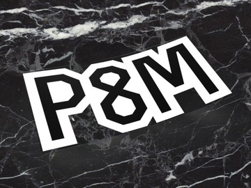 Naklejka K13 + P8M 7 x 4 cm problem pro8l3m #2