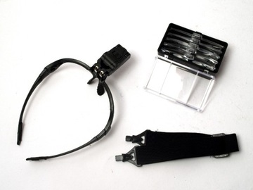 НАГОЛОВНАЯ ЛУПА СВЕТОДИОДНЫЙ ФОНАРЬ ОТ 1X ДО 3,5X 9892B ЛУПА