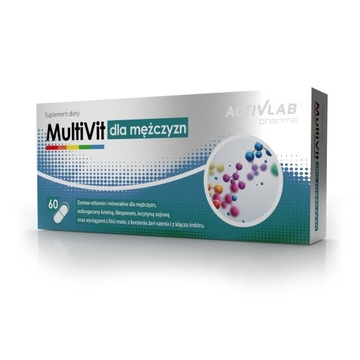 ACTIVLAB MULTIVIT DLA MĘŻCZYZN WITAMINY MINERAŁY