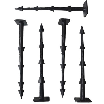 100x KOŁKI KOTWICE DO MOCOWANIA AGROWŁÓKNINY PLANDEK AGROTKANIN 15cm