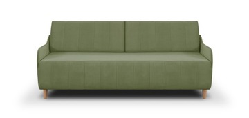 Kanapa sofa 3 os z funkcją spania BEST j. zielona