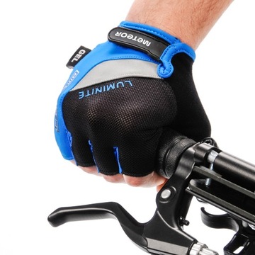 RĘKAWICZKI ROWEROWE NA ROWER KRÓTKIE METEOR GEL GX30 XXS żelowe elastyczne