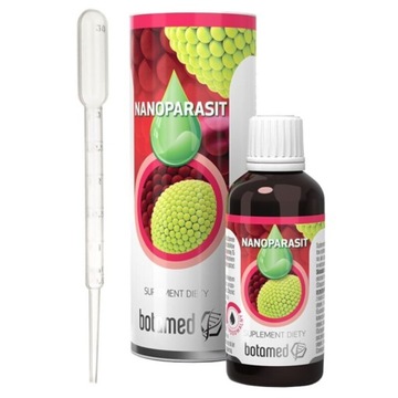 NANOPARASIT Liposomalny Na Pasożyty Jan Oruba 50 ml + GRATIS PIPETA