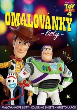 Kolorowanka dla dzieci TOY STORY 4 Disney