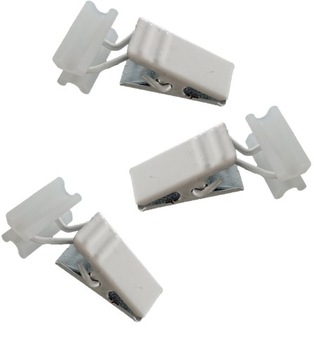 ЛЯГУШКА С НАПРАВЛЯЮЩЕЙ ДЛЯ АЛЮМИНИЕВОГО КАРДИНА SLIM METAL 100 шт.