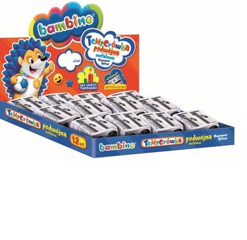 ДВОЙНАЯ ТОЧИЛКА BAMBINO ALUMINIUM SCHOOL