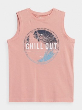 КОМПЛЕКТ 2 ФУТБОЛКИ ДЛЯ МАЛЬЧИКОВ, ТОП БЕЗ РУКАВОВ 4F