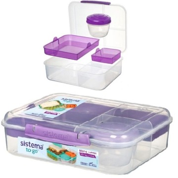 Śniadaniówka Bento Box Lunchbox Pojemnik na jedzenie 1650 ml SISTEMA