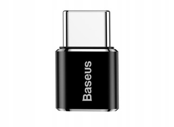 Adapter Baseus Micro USB do USB Type-C Czarny